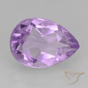 9,17 ctw natürlicher Rosaig-violett Amethyst, Birnenform, VVS-VS