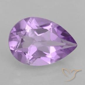 9,17 ctw natürlicher Mittelrosa Violett Amethyst, Birnenform, VVS-VS