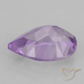9,17 ctw natürlicher Mittelrosa Violett Amethyst, Birnenform, VVS-VS