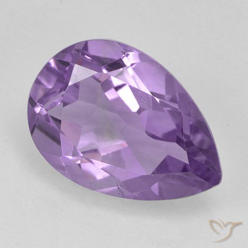 1.83ct Natürlicher Mittelviolett Amethyst, Birnenform, VS-SI
