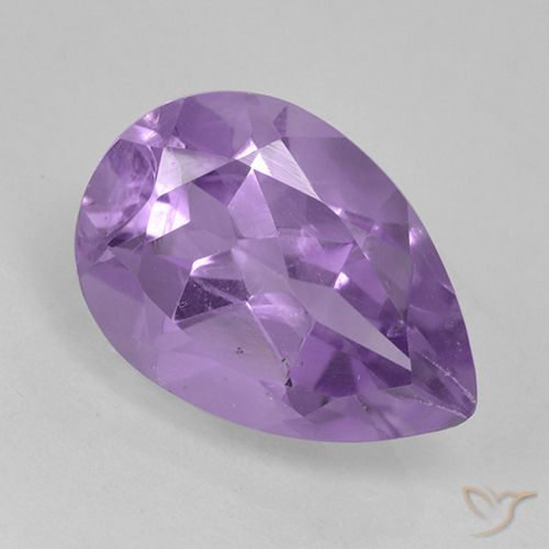 1.71ct Natürlicher Mittelviolett Amethyst, Birnenform, VS