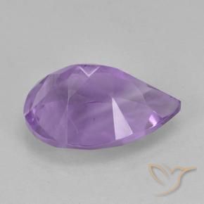 9,17 ctw natürlicher Mittelviolett Amethyst, Birnenform, VS