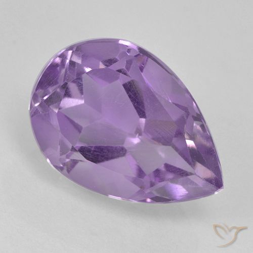 9,17 ctw natürlicher Mittelviolettes Rosa Amethyst, Birnenform, VVS-VS