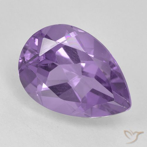 1.83ct Natürlicher Mittelviolett Amethyst, Birnenform, VVS-VS