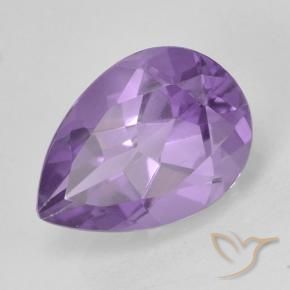 9,17 ctw natürlicher Mittelviolett Amethyst, Birnenform, VVS-VS