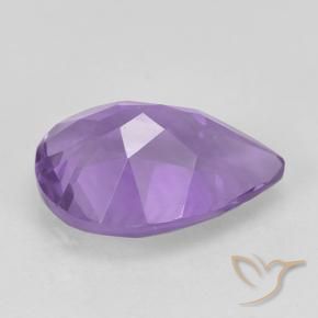 9,17 ctw natürlicher Mittelviolett Amethyst, Birnenform, VVS-VS