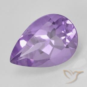9,17 ctw natürlicher Mittelviolett Amethyst, Birnenform, VVS-VS