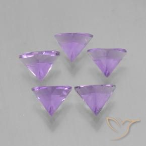2.91 ct natürliche Mittelviolett Amethyst-Edelsteine, Trillion, VS