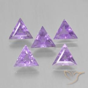 2.77 ct natürliche Mittelviolett Amethyst-Edelsteine, Trillion, VS