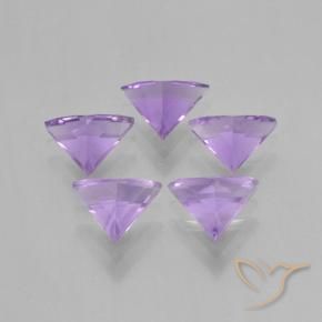 2.77 ct natürliche Mittelviolett Amethyst-Edelsteine, Trillion, VS