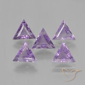 2.99 ct natürliche Mittelviolett Amethyst-Edelsteine, Trillion, VS