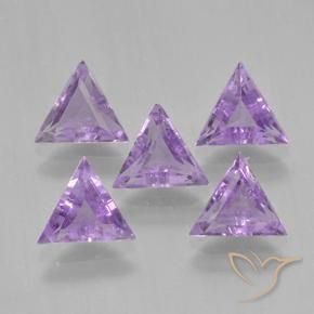 2.63 ct natürliche Mittelviolett Amethyst-Edelsteine, Trillion, VS