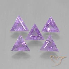 2.64 ct natürliche Mittelviolett Amethyst-Edelsteine, Trillion, VS