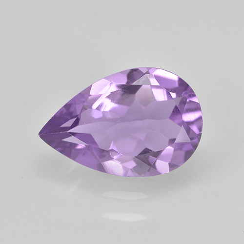 9,17 ctw natürlicher Mittelviolett Amethyst, Birnenform, VVS-VS