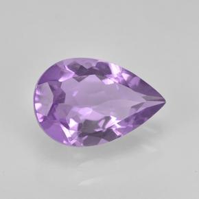 9,17 ctw natürlicher Mittelviolett Amethyst, Birnenform, VVS-VS