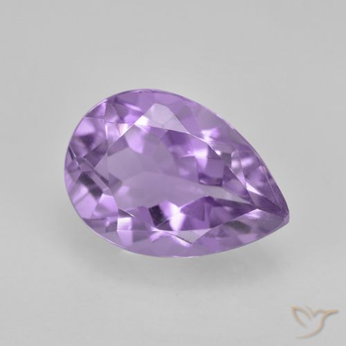 1.95ct Natürlicher Mittelviolett Amethyst, Birnenform, VVS-VS