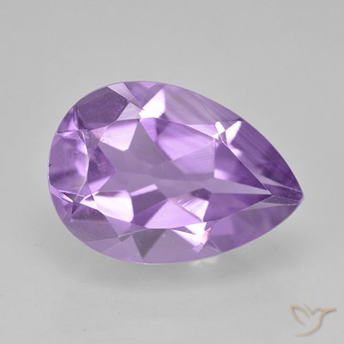 1.78ct Natürlicher Mittelviolett Amethyst, Birnenform, VVS-VS