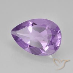 9,17 ctw natürlicher Mittelviolett Amethyst, Birnenform, VVS-VS