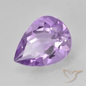 9,17 ctw natürlicher Mittelviolett Amethyst, Birnenform, VVS-VS
