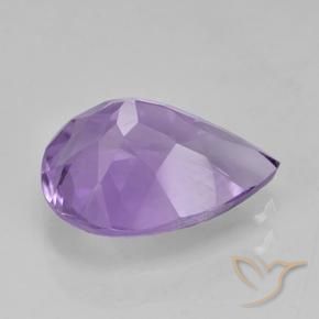 9,17 ctw natürlicher Mittelviolett Amethyst, Birnenform, VVS-VS