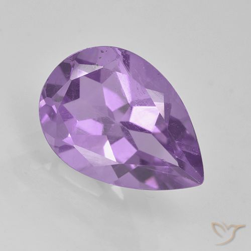 1.96ct Natürlicher Mittelviolett Amethyst, Birnenform, VVS-VS