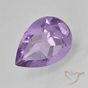 9,17 ctw natürlicher Mittelviolett Amethyst, Birnenform, VVS-VS