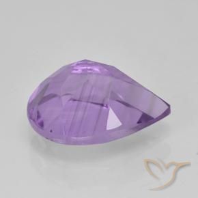 9,17 ctw natürlicher Mittelviolett Amethyst, Birnenform, VVS-VS