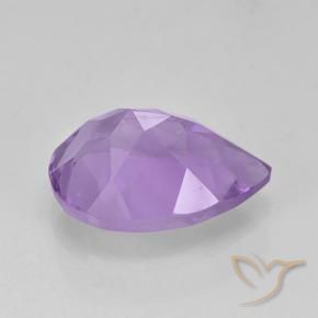 9,17 ctw natürlicher Rosaig-violett Amethyst, Birnenform, VVS-VS