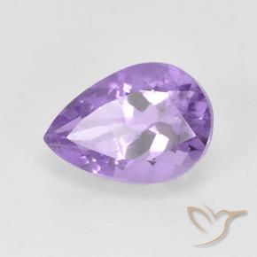 9,17 ctw natürlicher Tiefvioletter Farbton Amethyst, Birnenform, VVS-VS