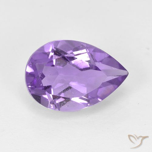 1.68ct Natürlicher Mittelviolett Amethyst, Birnenform, VS