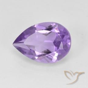 9,17 ctw natürlicher Mittelviolett Amethyst, Birnenform, VS