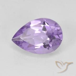9,17 ctw natürlicher Mittelviolett Amethyst, Birnenform, VVS-VS