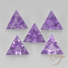 2.78 ct natürliche Iris Violett Amethyst-Edelsteine, Trillion, VS