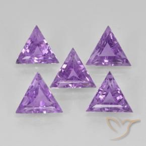 2.81 ct natürliche Mittelviolett Amethyst-Edelsteine, Trillion, VS