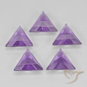 2.81 ct natürliche Mittelviolett Amethyst-Edelsteine, Trillion, VS
