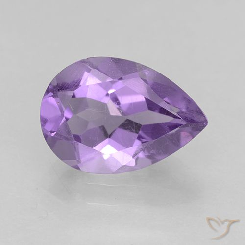 1.79ct Natürlicher Mittelviolett Amethyst, Birnenform, VS