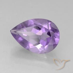 9,17 ctw natürlicher Mittelviolett Amethyst, Birnenform, VS