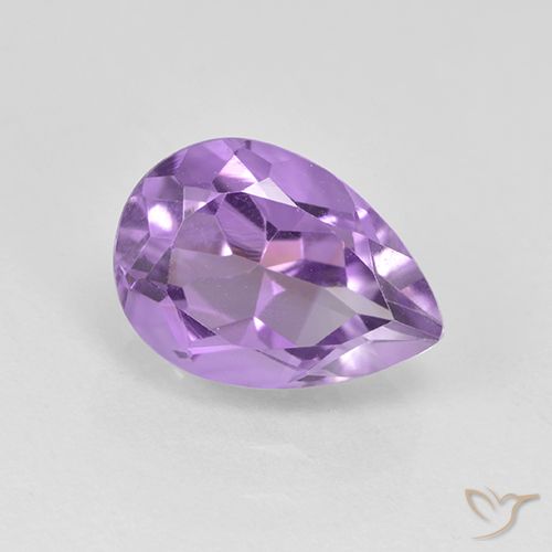 1.99ct Natürlicher Mittelviolett Amethyst, Birnenform, VVS-VS