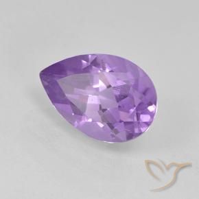 9,17 ctw natürlicher Mittelviolett Amethyst, Birnenform, VVS-VS