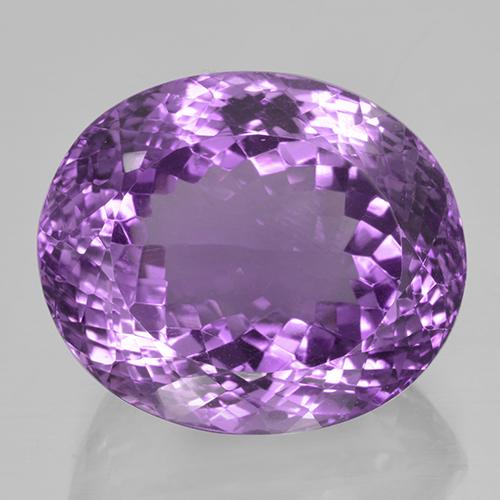 9,17 ctw natürlicher Tiefviolettes Violett Amethyst, Oval Schliff, VVS