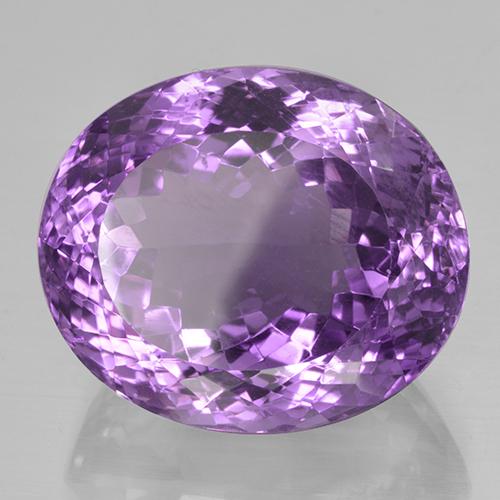 9,17 ctw natürlicher Tiefviolettes Violett Amethyst, Oval Schliff, VVS
