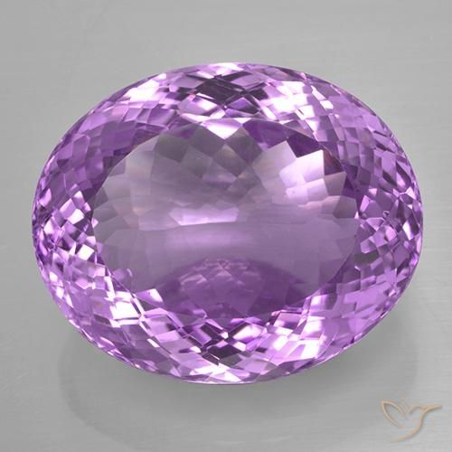 33.35ct Natürlicher Lilaisch-violett Amethyst, Oval, IF