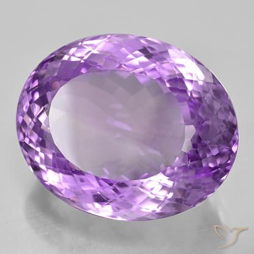 9,17 ctw natürlicher Mittelviolettes Violett Amethyst, Oval, VVS