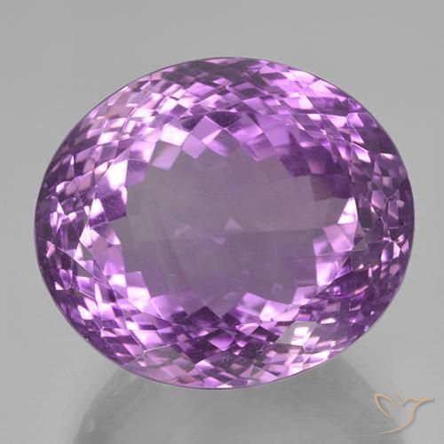 47.87ct Natürlicher Tiefviolettes Violett Amethyst, Oval, IF