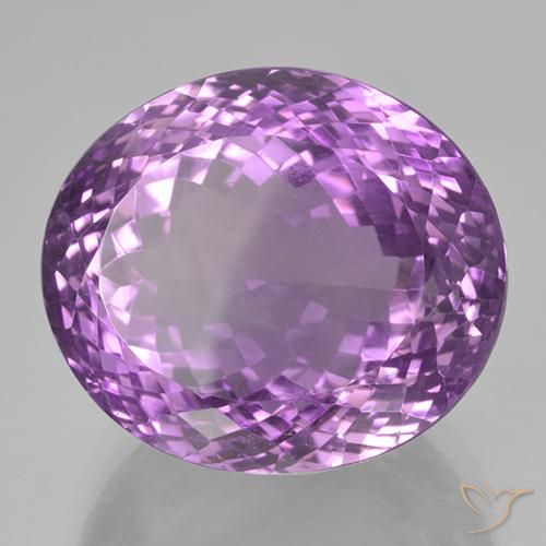 9,17 ctw natürlicher Tiefviolettes Violett Amethyst, Oval, IF