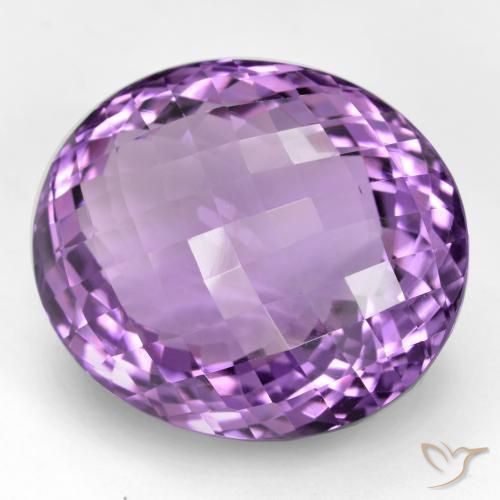 9,17 ctw natürlicher Mitteldunkles Violettviolett Amethyst, Oval, IF