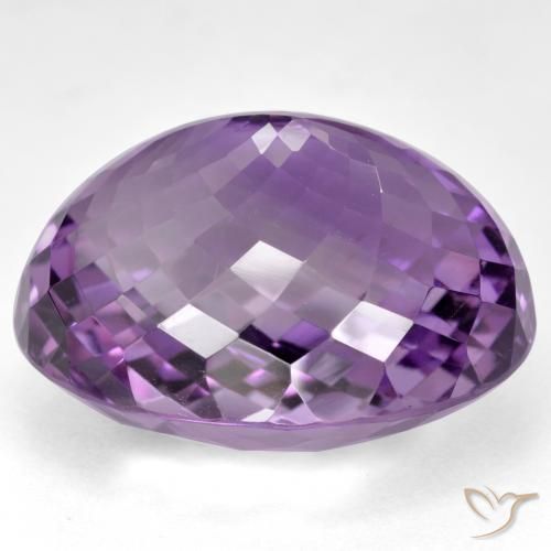 9,17 ctw natürlicher Mitteldunkles Violettviolett Amethyst, Oval, IF