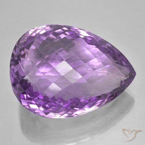 9,17 ctw natürlicher Mittelviolettes Violett Amethyst, Birnenform, IF