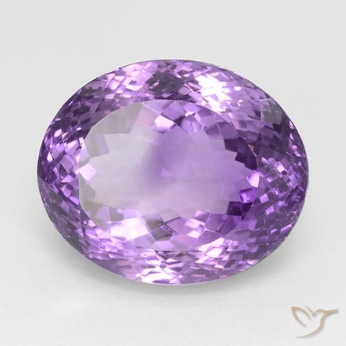9,17 ctw natürlicher Mittelviolettes Violett Amethyst, Oval, IF