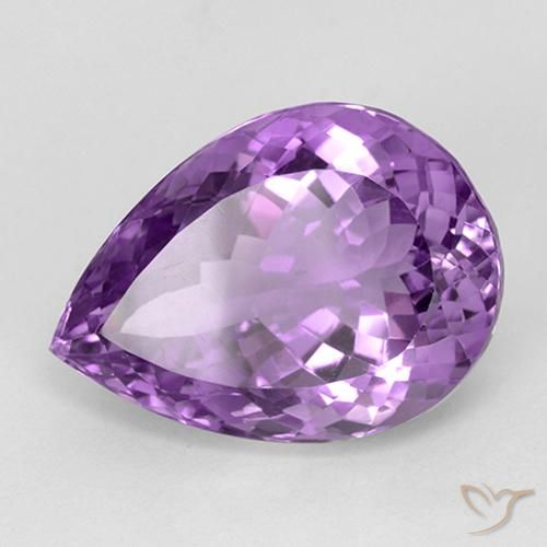 9,17 ctw natürlicher Rosaig-violett Amethyst, Birnenform, IF